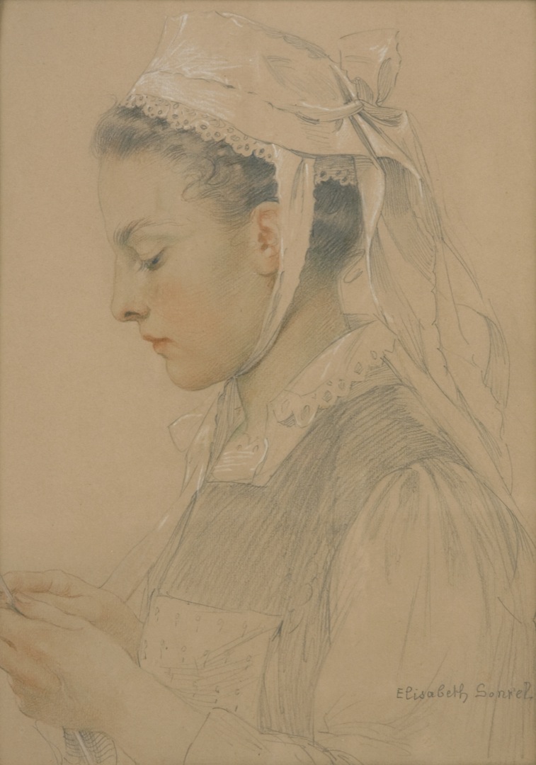 Portrait of a Breton Girl
